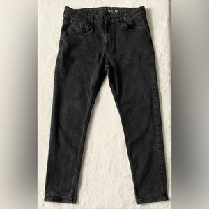DKNY Bedford Straight Black Skinny Jeans